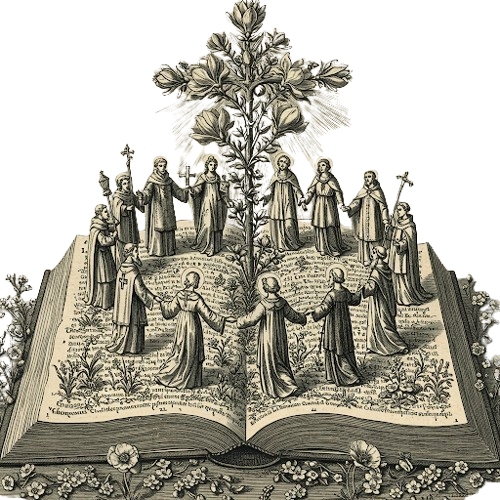 Изображение книги с житиями